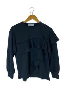 HERENCIA◆トップス/Mesh random millefeuille pullover/38/BLK/H531141