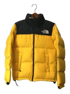 THE NORTH FACE◆Nuptse Jacket/ヌプシジャケット/ダウンジャケット/S/ナイロン/YLW/ND91841