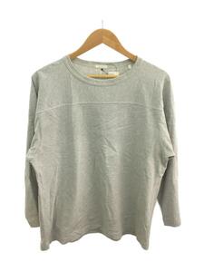 COMOLI◆長袖Tシャツ/1/コットン/GRY/Q03-05002/フットボールTシャツ