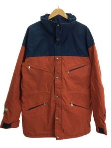 THE NORTH FACE◆90s/スキーパトロール/ワッペン取れ/ジャケット/XL/ゴアテックス/オレンジ/無地/汚れ有