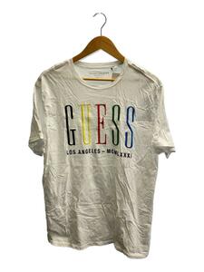 GUESS◆Tシャツ/XL/コットン/WHT/94391K75RD