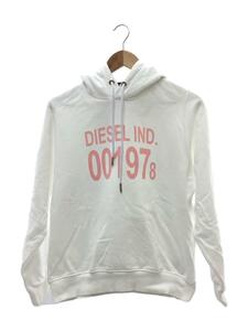 DIESEL◆パーカー/S/コットン/WHT