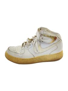 NIKE◆AIR FORCE 1 MID 07/エアフォースミッド/ホワイト/315123-111/27cm/ホワイト/白