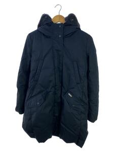 Woolrich◆WOMEN’S COCOON PARKA/S/コットン/BLK/無地/WWCPS2644D