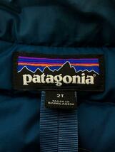 patagonia◆ジャケット/90cm/ナイロン/BLU/無地/袖破れ有り_画像3