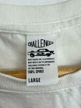 CHALLENGER◆Tシャツ/L/コットン/WHT_画像3