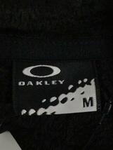 OAKLEY◆フリースジャケット/M/ポリエステル/BLK/461413JP_画像3