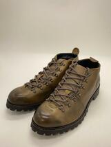 PADRONE◆SHORT TREKKING BOOTS/SIDE ZIP/Vibram/トレッキングブーツ/41/KHK_画像2