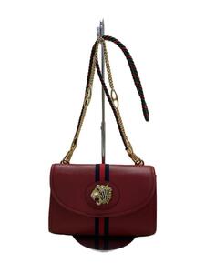 GUCCI◆570145/ラジャ/ショルダーバッグ/ハンドバッグ/2WAY/シェリーライン/レザー/RED