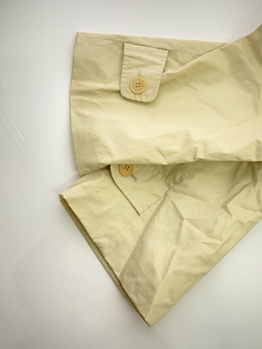 Aquascutum◆ステンカラーコート/レーヨン/BEG/無地/汚れ有り Aquascutum◆ステンカラーコート/レーヨン/BEG/無地/汚れ有り