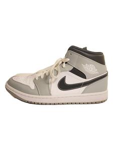 NIKE◆AIR JORDAN 1 MID_エア ジョーダン 1 ミッド/26.5cm/GRY