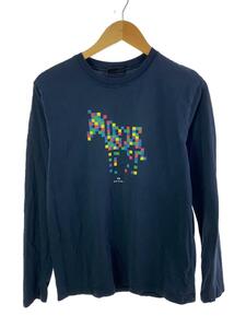 PS Paul Smith◆長袖Tシャツ/M/コットン/NVY/ネイビー/