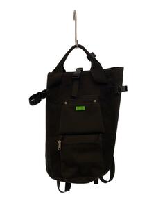 PORTER◆UNION/RUCKSACK/吉田カバン/使用感有/リュック/ポリエステル/ブラック