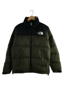 THE NORTH FACE◆ダウンジャケット/L/ナイロン/KHK/無地/ND91841/Nuptse Jacket