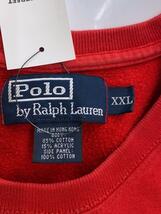 POLO RALPH LAUREN◆スウェット/XXL/コットン/RED_画像3