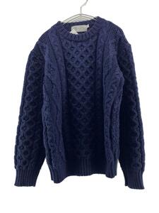 KERRY WOOLLEN MILLS◆セーター(厚手)/38/ウール/NVY