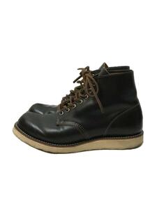 RED WING◆ブーツ/US9/BLK/レザー/9870