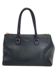 FURLA◆トートバッグ/レザー/BLK/無地/844712