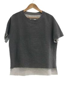 MM6◆半袖/スウェット/1/コットン/GRY/32GU002025151/カットオフ加工