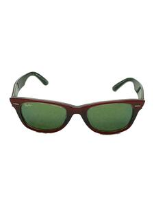 Ray-Ban◆サングラス/ケース付属//ウェリントン/プラスチック/BRD/GRN/メンズ/RB 2132-F