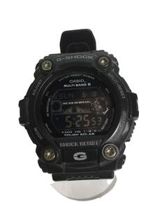 CASIO◆ソーラー腕時計・G-SHOCK/デジタル/BLK