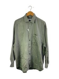 MAISON SPECIAL◆Prime-Over Silk Twill Shirt/0/シルク/GRY/無地/11232311207