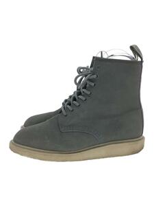 Dr.Martens◆レースアップブーツ/UK4/GRY/スウェード/WHITON