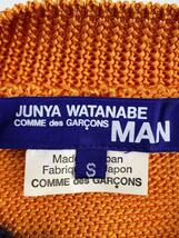 JUNYA WATANABE COMME des GARCONS MAN◆セーター(厚手)/S/ウール/NVY/無地/WB-N008_画像3