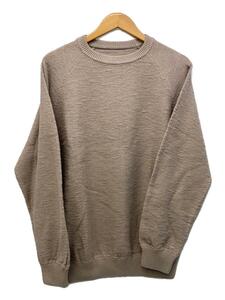 crepuscule◆セーター(厚手)/2/コットン/BEG/2101-003/GARMENT DYE L/S