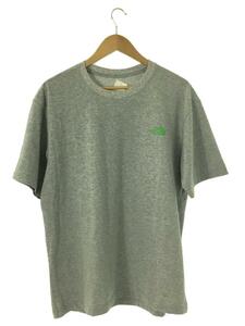 THE NORTH FACE◆S/S BANDANA SQUARE LOGO TEE_ショートスリーブバンダナスクエアロゴティー/XL/ポリ