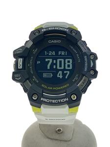 CASIO◆ソーラー腕時計_G-SHOCK/デジタル/BLK/WHT