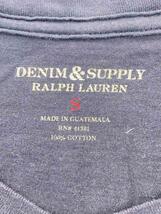 Denim & Supply Ralph Lauren◆Tシャツ/S/コットン/BLK_画像4