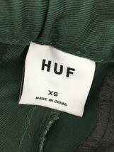 HUF◆バギーパンツ/ワイドパンツ/XS/コットン/GRN/wbt0020/ウエストゴム_画像4