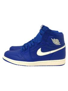 NIKE◆AIR JORDAN 1 RETRO HIGH OG/エアジョーダン1レトロハイ/ブルー/28cm/BLU