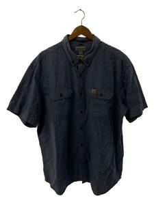 Carhartt◆半袖シャツ/XXL/コットン/BLU/carhart/カーハート/青