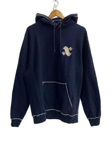 X-LARGE◆CONTRAST STITCH PULLOVER/パーカー/L/コットン/NVY/101231012005