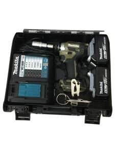 makita◆インパクトドライバー TD173DRGXO バッテリBL1860B×2・充電器DC18RF・ケース付/