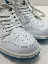 NIKE◆AIR JORDAN 1 MID_エアジョーダン 1 ミッド/26cm/WHT_画像6