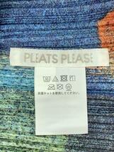 PLEATS PLEASE ISSEY MIYAKE◆MIXING TOP/長袖カットソー/3/ポリエステル/マルチカラー/PP23JK701_画像3