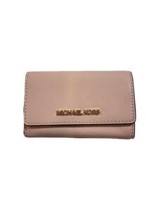 MICHAEL KORS◆カードケース/レザー/BEG/レディース/35H6GTVD2L