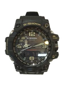 CASIO◆G-SHOCK/ソーラー腕時計/アナログ/-/BLK/BLK/GWG-1000