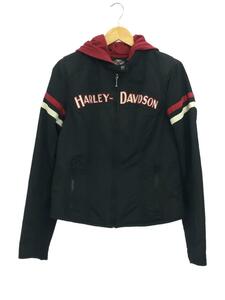 HARLEY DAVIDSON◆インナーベスト付きブルゾン/M/BLK/無地