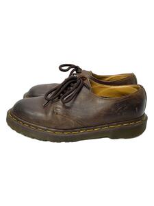 Dr.Martens◆イングランド製/4ホール/24cm/踵擦れ/ドレスシューズ/UK5/ブラウン/レザー/8345/5