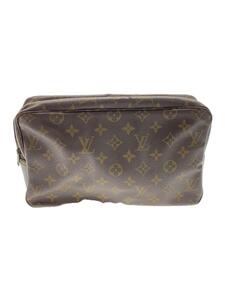 LOUIS VUITTON◆トゥルース・トワレット28_モノグラム・キャンバス_BRW/ポーチ/BRW/M47522