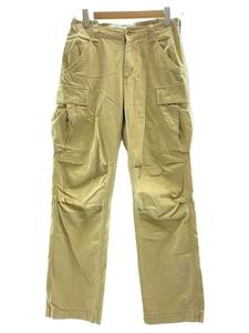 AVIREX◆BASIC CARGO PANTS/カーゴパンツ/S/BEG/無地/6106043