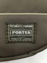 PORTER GIRL◆ショルダーバッグ/PVC/BRW/無地/3120A_画像5