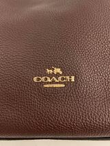 COACH◆ショルダーバッグ/レザー/BRD/無地/57124_画像5