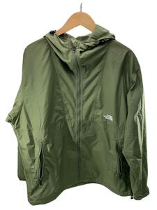 THE NORTH FACE◆COMPACT JACKET_コンパクトジャケット/XL/ナイロン/KHK/無地