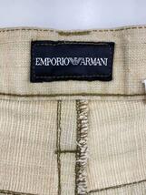 EMPORIO ARMANI◆ブーツカットパンツ/31/-/CRM/フリンジ_画像4