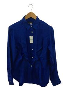 COMME des GARCONS HOMME PLUS◆長袖シャツ/XS/レーヨン/BLU/PC-J031